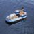 Bestway Hydro-Force син плаващ шезлонг 183 x 97 cm 86074265