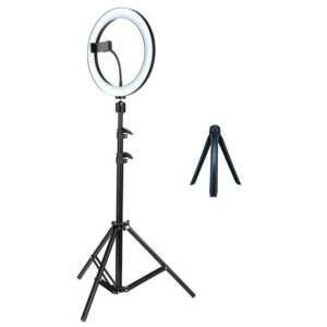 LED Gyűrűs Lámpa - 26 cm - Három Fénytípus - USB