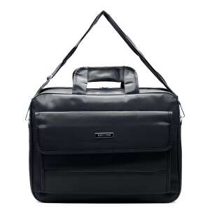 Schwarze Laptoptasche mit Schultergurt und Griff - Handtaschen