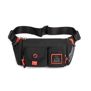 Čierna bedrovka Epower Military Products, pánska bedrovka s viacerými vreckami - Kufre&tašky