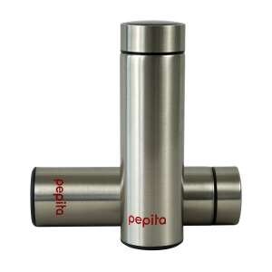 Pepita SMART Термос с LCD дисплей за температура 500ml #сребро