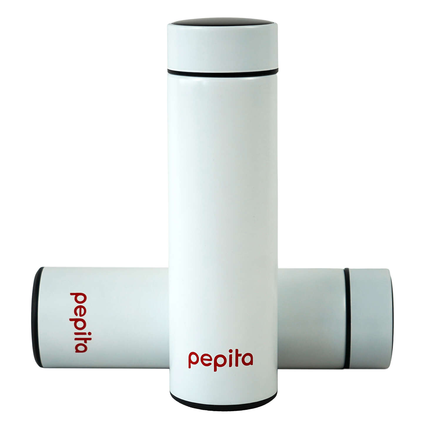 E-shop Termoska Pepita SMART s LCD displejom teploty 500 ml - biela