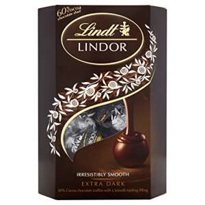 Lindt Lindor 200G Extra Dark 60% Barna (Csokoládé töltelékkel töltött étcsokoládé praliné) 57878863 