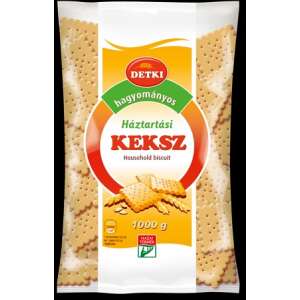 Detki Háztartási Keksz 1000g, háztartási kekszek, hagyományos recept - Keksz