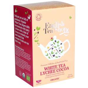 ETS 20 Fehér Bio Tea Licsivel és Kakaóbabbal 40G (English Tea Shop)52999 57879736 