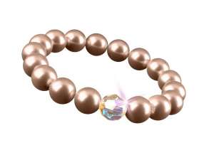 ART CRYSTELLA Gold Bracelet with Swarovski Crystal, 10mm, ART CRYSTELLA® M - Women's Bracelet