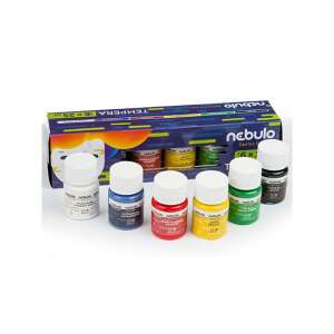 Комплект темпера Nebulo, 6 x 25 ml, асортирани цветове - Nebulo