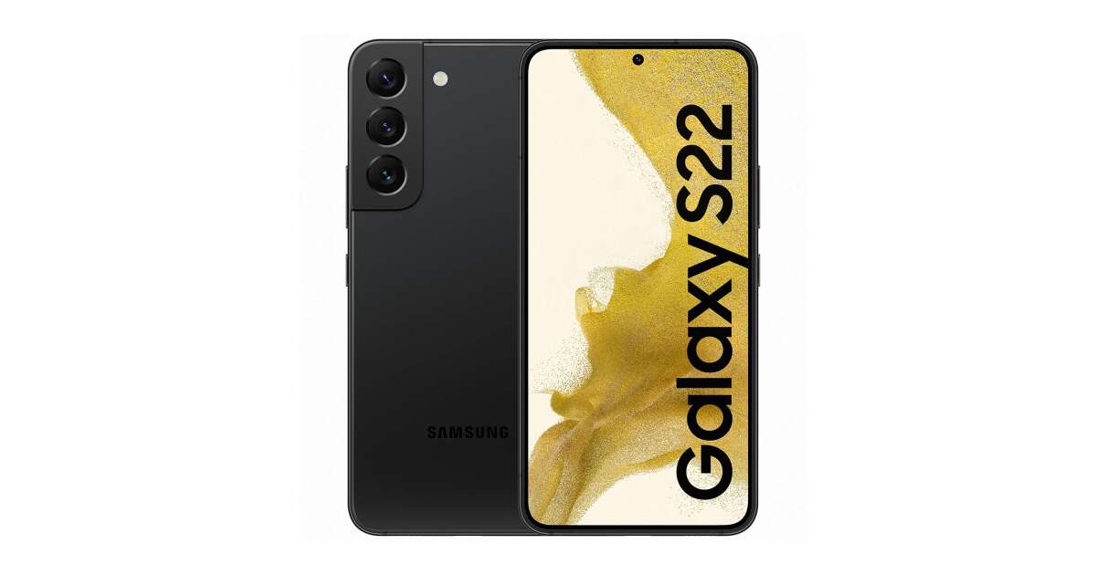 Samsung S901B Galaxy S22 5G DS 128GB (8GB RAM) - Fekete + Hydrogél ...
