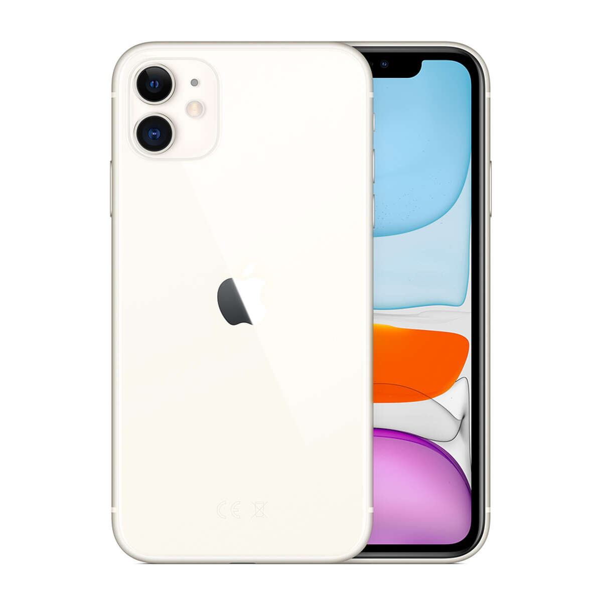Apple iphone 11 128gb - fehér + hydrogél fólia