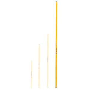 inSPORTline SL160 160cm szlalom edzőrúd, sárga, 160cm hosszú, 25mm átmérőjű, ügyességi edzéshez - Alakformálás
