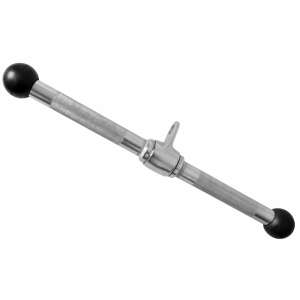 Forgó egyenes rúd, egyenes tricepsz rúd gumis markolattal, kábeles gépekhez, edzőtermi felszereléshez, fitneszhez, edzéshez - Súlyzórúd