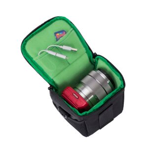 RIVACASE Válltáska, MILC fényképezőgéphez, RIVACASE "Green Mantis 7412" fekete