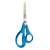 NEBULO blue school scissors, 14 cm, ergonomic design, blunt tip
