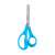 NEBULO blue school scissors, 14 cm, ergonomic design, blunt tip