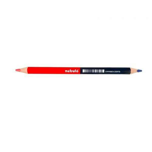 Nebulo Jumbo Red-Blue Color Pencil