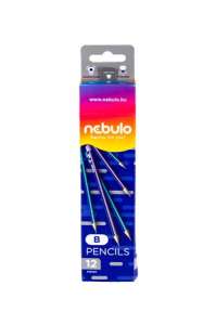 NEBULO Creion de grafit, B, triunghiular, NEBULO 31545762 Creioane grafit