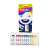 Nebulo Tempera paint set, 12 vibrant colors, 12 ml tubes, showing all colors in the set