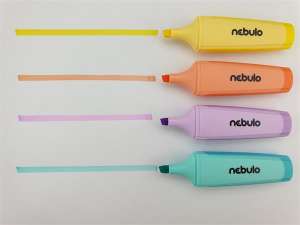 Nebulo pastel highlighter set, 4 colors, 2-5 mm line width - Marker & Highlighter