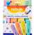 Nebulo Pastell-Textmarker-Set Verpackung, 4 Farben, 2-5 mm Strichstärke