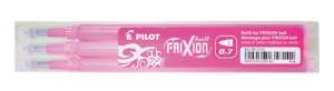 Pilot Frixion Ball/Clicker stierateľná vložka do rolleru, 0,35 mm # ružová (3ks) 31546028 Písacie a kresliace potreby