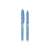 Pilot Frixion Point erasable rollerball pen, light blue, 0.25 mm, two pens