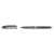 PILOT Frixion Point erasable rollerball pen, black ink, 0.25mm, fine point, capped