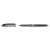 PILOT Frixion Point erasable rollerball pen, black ink, 0.25mm, fine point, capped