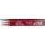 Pilot Frixion Ball rote Tintenpatronen, 3er Pack, 0,7 mm