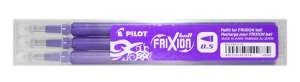 Pilot Frixion Ball/Clicker inserție pentru stilou cu roller ștergător, 0,25 mm #purple (3 buc.) 31546067 Papetărie