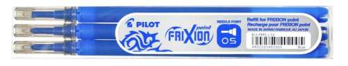 Pilot Frixion Point cu vârf de ac, inserție de pix Rollerball cu vârf de ac, 0,25 mm #blue(3pcs)