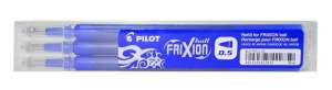 Pilot Frixion Ball 0.5mm blue ink refills, 3 pack - Pilot