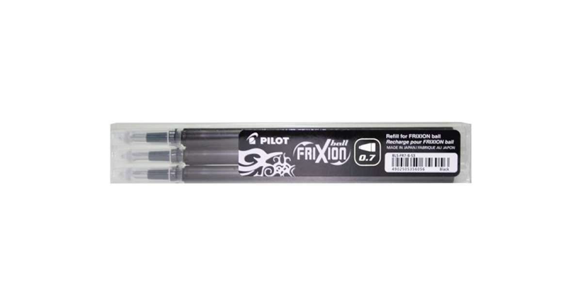 PILOT Rollerball pen, 0.25 mm, needlepoint, push-button, erasable, PILOT  "Frixion Point Clicker ", black