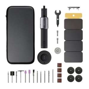 Set univerzalnih rotacijskih alata HOTO QWLDM001 35 u 1, uključuje rotacijski alat, punjač, kutiju, kopču za glavu, bušilicu, brusilice, glodalice, četke - Multitool