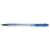 PILOT Guľôčkové pero, 0,27 mm, tlačidlové, priehľadné telo, PILOT "BP-S Matic", modré 31546178}