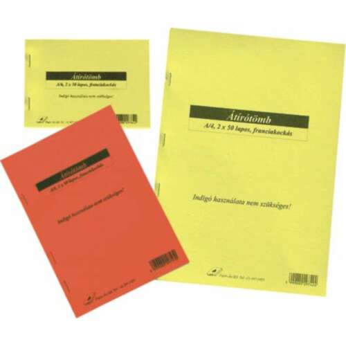 Victoria Carbon Copy Notebook, A5, 50 sheets, 3-part