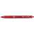PILOT Acroball red ballpoint pen, 0.25 mm, retractable