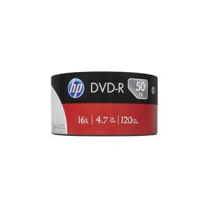 DVD-R lemez, 4,7 GB, 16x, 50 db, zsugor csomagolás, HP 57888090 