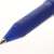 Close-up of Pilot Frixion Ball erasable pen tip, blue, 0.35mm