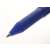 Close-up of Pilot Frixion Ball erasable pen tip, blue, 0.35mm