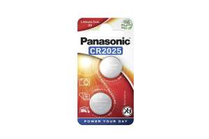 PANASONIC Pila buton, CR2025, 2 buc, PANASONIC 31546409 Baterii si acumulatoare