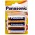 PANASONIC Battery D goliate, 2 pcs, PANASONIC "Alkaline power" 31546413