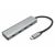 DIGITUS USB-C-Hub  4-Port 3.1->4xC3.1 integr. Kabel   silber 57890292