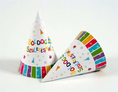 Tschako, Papier, "Boldog születésnapot" AUF UNGARISCH!
