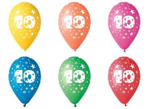 Balónik, 26 cm, početný, 10 31546634 Balóny