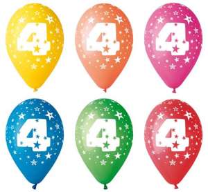 Balónik, 26 cm, početný, 4 31546675 Balóny