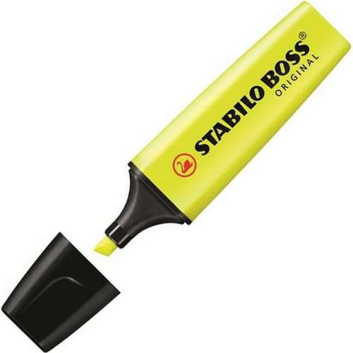 STABILO BOSS Original Textmarker, gelb, 2-5 mm