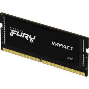 Kingston Fury Impact KF556S40IB-16 16GB DDR5 SODIMM Laptop Memória - Kingston