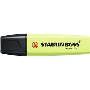 STABILO BOSS Original Textmarker, Limegrün, 2-5 mm abgeschrägte Spitze - Textmarker