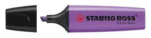 STABILO BOSS Original Textmarker, Lavendel, 2-5 mm abgeschrägte Spitze - Textmarker
