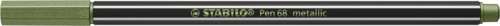 STABILO Fineliner, 1,4 mm, STABILO "Pen 68 metallic", metallic hellgrün